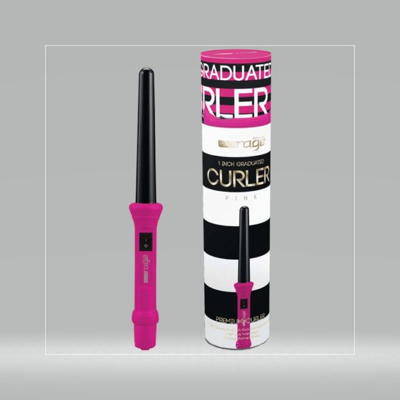 Hair Rage 1" Graduated Curling Wand - Picture 1 of 7